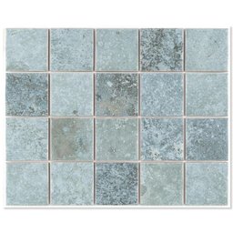 Revestimento Brilhante Borda Bold Java Mar Mesh 7,5x7,5cm - 7