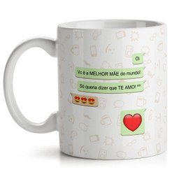 Caneca Zap Zap Melhor Mãe do Mundo - 1 Caneca Zap Zap Melhor Mãe do Mundo - 1