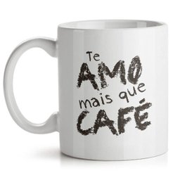Caneca Te Amo mais que Café - 1