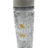 Garrafa Squezze Gel Congelante Bebida Cinza Mantem Água Gelada - 3