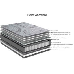 Colchão Queen Ecoflex Molas Ensacadas Relax Adorabile Marrom 158x198x26 - 3