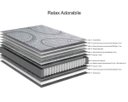 Ver imagem 3 de Colchão Queen Ecoflex Molas Ensacadas Relax Adorabile Marrom 158x198x26