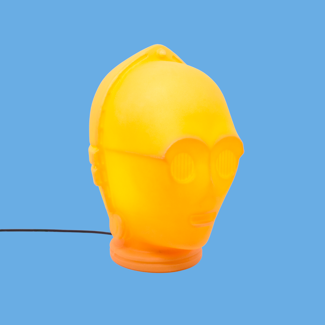 Luminária Usare C3PO Droid Android Robô Personagem Filmes Star Wars Disney - 4