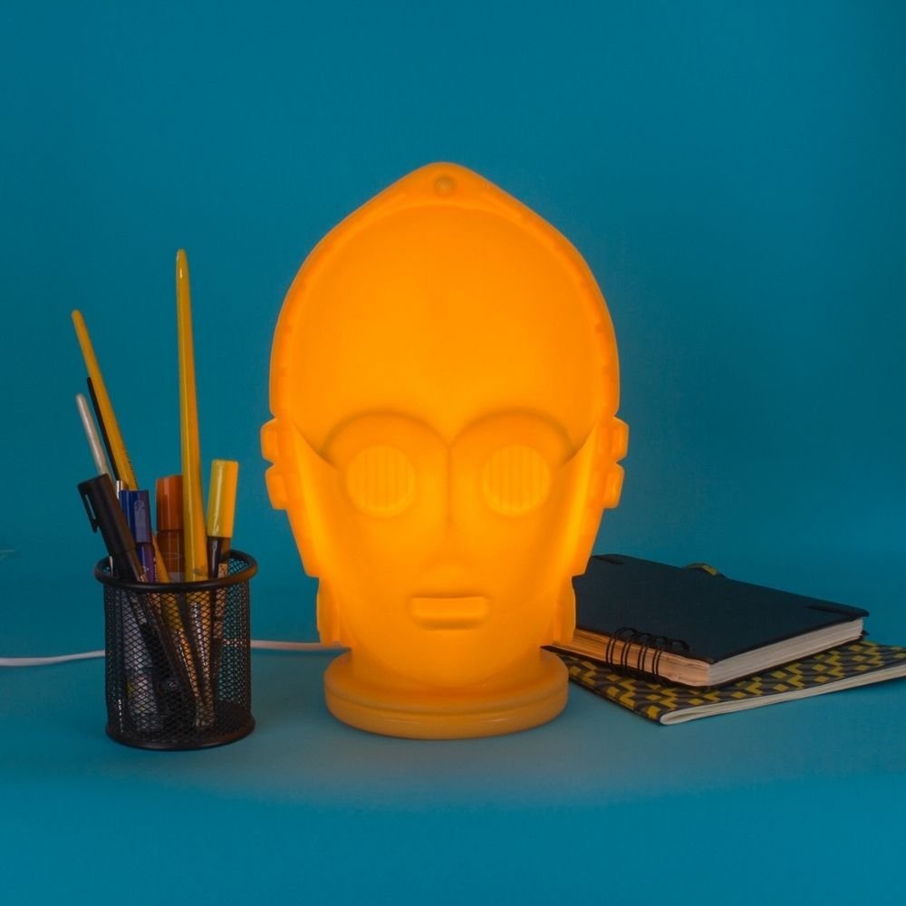 Luminária Usare C3PO Droid Android Robô Personagem Filmes Star Wars Disney - 1