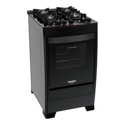 Fogão a Gás de Piso 4 Bocas Dako Supreme Glass Preto Bivolt - 1
