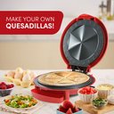 Ver imagem 5 de Elite Gourmet Eqd-118 Máquina de Quesadilla Elétrica 11" Vermelha