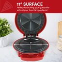 Ver imagem 4 de Elite Gourmet Eqd-118 Máquina de Quesadilla Elétrica 11" Vermelha