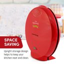 Ver imagem 6 de Elite Gourmet Eqd-118 Máquina de Quesadilla Elétrica 11" Vermelha