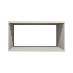 Nicho Decorativo Retangular 60x30x30 Mdf Plancasa:off White
