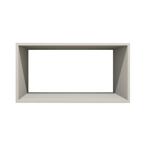 Nicho Decorativo Retangular 60x30x30 Mdf Plancasa:off White