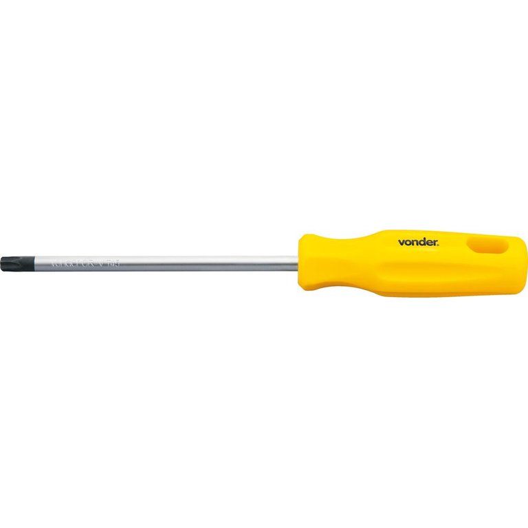 Chave torx t-45 com cabo reto cromo vanádio - Vonder