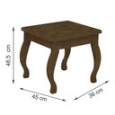Ver imagem 6 de Penteadeira Camarim Mila Malbec/off White com Banqueta - Móveis Luapa