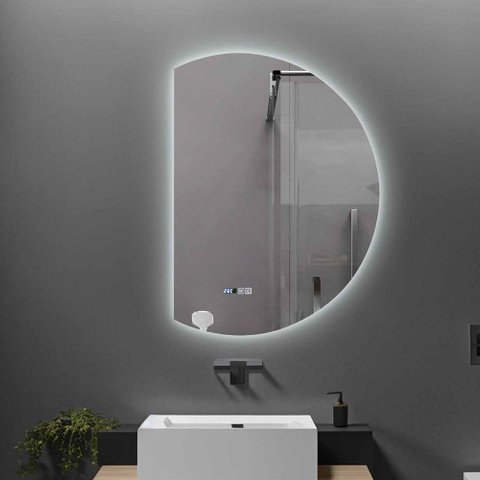 Espelho Urban 58x80cm com LED e Desembaçador Baumê