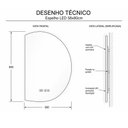 Ver imagem 5 de Espelho Urban 58x80cm com LED e Desembaçador Baumê