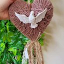 Ver imagem 5 de Coração Trançado Espírito Santo Pequeno 40x20