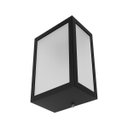Ver imagem 5 de Arandela Luminária Vitra 3 Vidros Externa Preta + Led A60 12w Br. Quente St2953