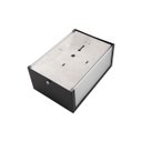 Ver mais imagens de Arandela Luminária Vitra 3 Vidros Externa Preta + Led A60 12w Br. Quente St2953