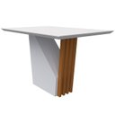 Ver imagem 1 de Mesa Veneza 120x80 - Ipê / Off White