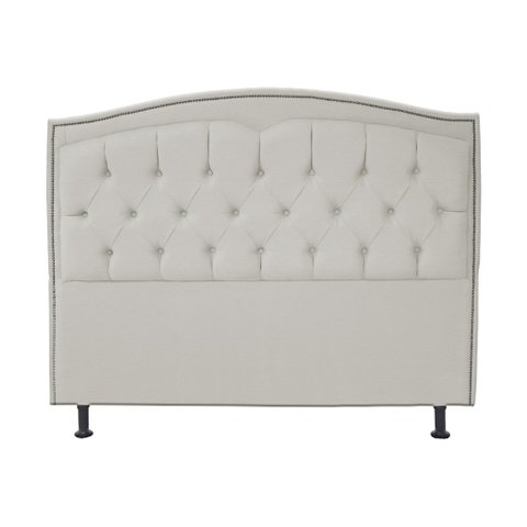 Cabeceira King 195 Cm para Cama Box Diana Suede Bege