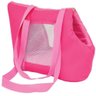 BOLSA MARIE DE NYLON PARA PASSEIO DE CÃES E GATOS ROSA - 1