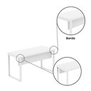Ver imagem 7 de Mesa Escritório 1500x600x750mm M150-60pe40tub Branco