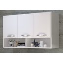 Ver imagem 3 de Armário Balcão Aéreo Parede Dispensa Temperos Multiuso ClickForte Armário Multiuso Branco