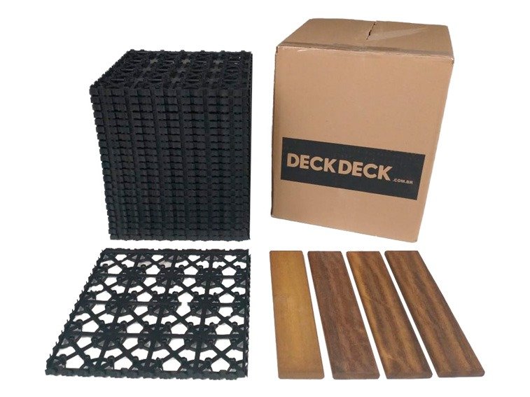 Base Plástica 30x30cm para Deck Modular (caixa com 25 peças) - 2