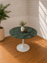 Ver imagem 4 de Mesa de Jantar Saarinen Redonda 90cm - Verde Guatemala