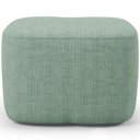 Ver imagem 6 de Puff Decorativo Orgânico para Sala Quarto Saori W01 Linho Verde Menta - Lyam Decor