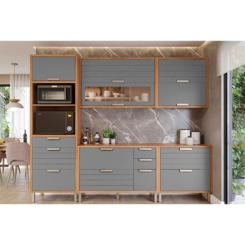 Kit Cozinha Mgm 5 Peças Eloise C5p160 Cinamomo/platina