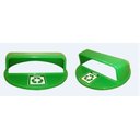 Ver imagem 2 de Lixeira para Coleta Seletiva 94L Diversas Cores Madeira Plastica Ecologica - Verde