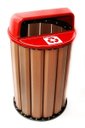Ver imagem 3 de Lixeira para Coleta Seletiva 94L Diversas Cores Madeira Plastica Ecologica - Vermelho