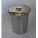 Ver imagem 4 de Lixeira Pia Cozinha Embutir No Granito Em Inox 8lt 25X30 CM