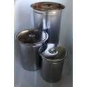 Ver imagem 5 de Lixeira Pia Cozinha Embutir No Granito Em Inox 8lt 25X30 CM