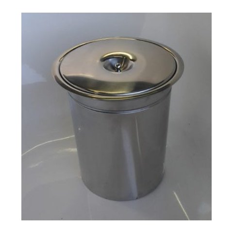 Lixeira Pia Cozinha Embutir No Granito Em Inox 12lt 30X50 CM