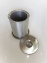 Ver imagem 3 de Lixeira Pia Cozinha Embutir No Granito Em Inox 6lt 20X30 CM