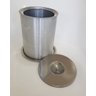Lixeira Pia Cozinha Embutir No Granito Em Inox 6lt 20X30 CM - 4