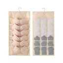 Ver imagem 2 de Cabide Organizador Dupla Face 24 Bolsos Sutiã Closet Jóias