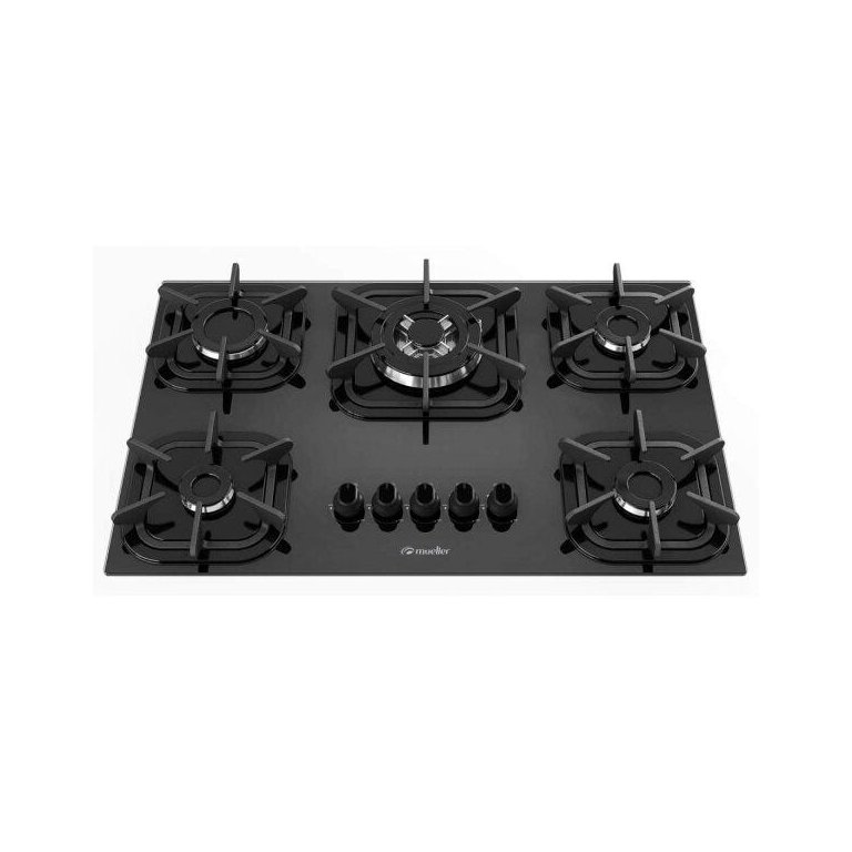 Cooktop 5 Bocas com Queimador Tripla Chama Mueller