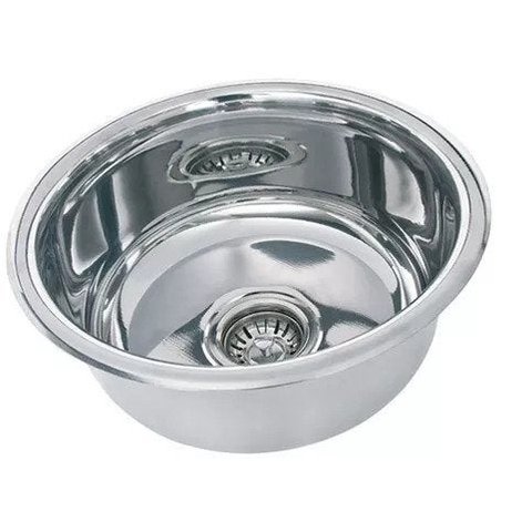 Cuba Redonda 30 x 15cm Aço Inox 304 Tecnocuba