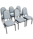 Ver imagem 1 de Kit com 6 Cadeiras para Auditórios Linha Hotel Cinza