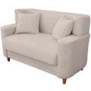 Ver imagem 4 de Sofá Luxo para Recepção Empresa Tecido Boucle:boucle Creme