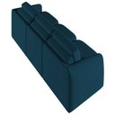 Ver mais imagens de Sofá Cama Casal para Sala 306cm Polska K04 Veludo Azul - Mpozenato