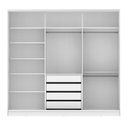 Ver imagem 5 de Guarda Roupa Royale Casal 100% Mdf 3 Portas Correr Madesa