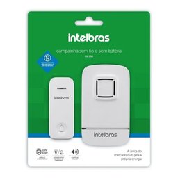 Campainha Residencial Eletrônica Intelbras Cik 200 Sem Fio Branco - 8