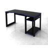Mesa para Computador Gamer 1,36m com Suporte para Monitores Me4152 Tecno Mobili - Preto/azul - 4