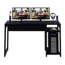 Ver imagem 4 de Mesa Gamer para Computador 1,36m com Suporte para Monitores ME4152 Preto/Azul - Tecno Mobili