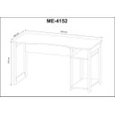 Ver imagem 3 de Mesa para Computador Gamer 1,36m com Suporte para Monitores Me4152 Tecno Mobili - Preto/vermelho