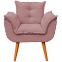 Ver mais imagens de Kit 2 Poltronas Decorativa Confortável para Sala Quarto Recepção Escritório Manicure Alice Tecido Bo
