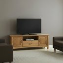 Ver imagem 5 de Rack para Tv 60 Polegadas 2 Portas Madeira Maciça Rustico